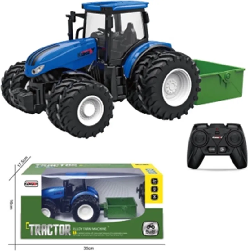Bestuurbare trekker - RC tractor - inclusief by Korody in Bakje – product photo