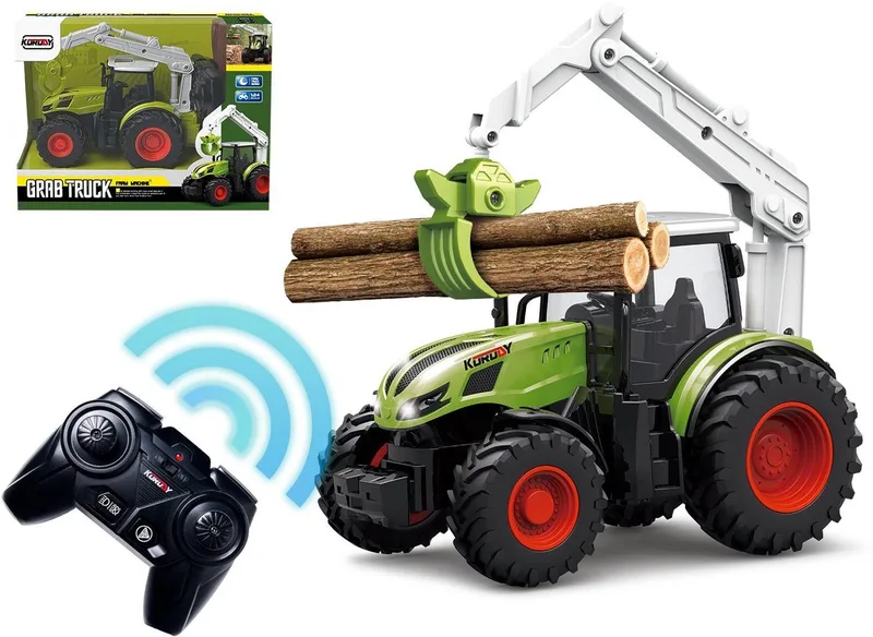 RC Tractor met Boomstamgrijper by Korody in Groen – product photo