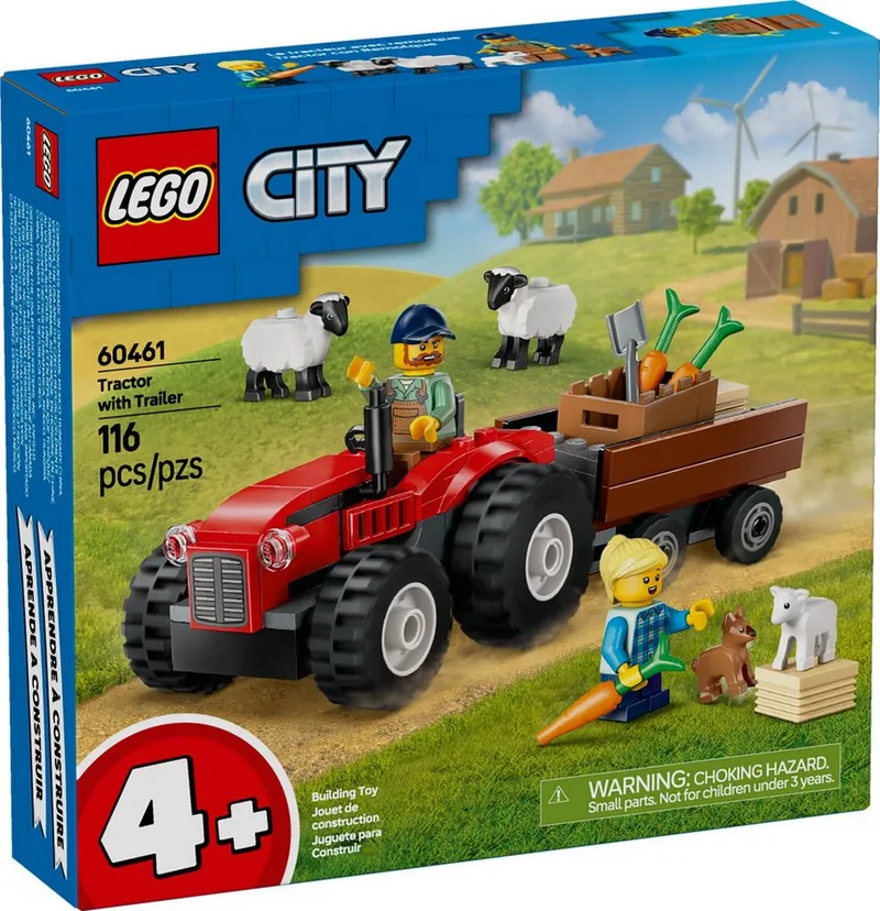 LEGO® City 60461 Traktor mit Anhänger Konstruktionsspielsteine by LEGO in Bunt – product photo