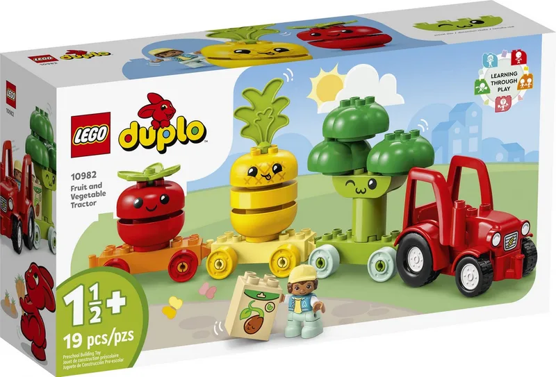 LEGO® Duplo 10982 Obst- und Gemüse-Traktor Konstruktionsspielsteine, (19 St) by LEGO – product photo