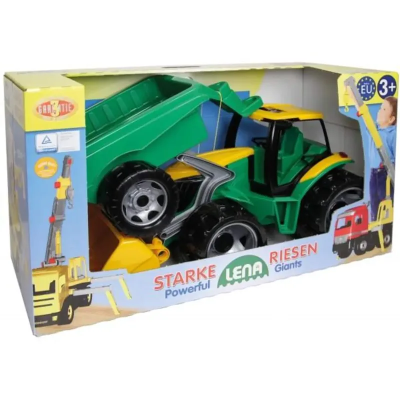 Starke Riesen Traktor mit Schaufel und Anhänger från Lena – produktbild