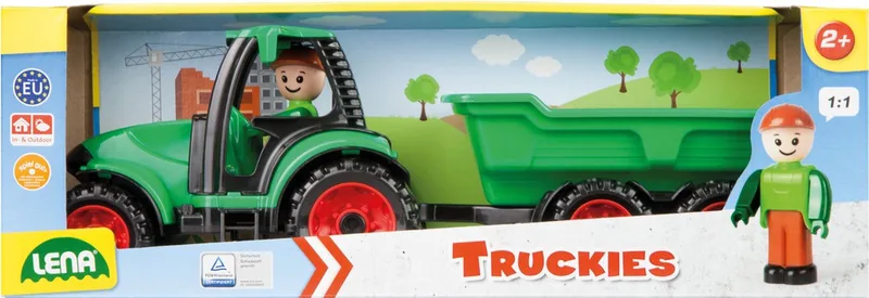 Truckies Tractor met Aanhanger - 01625 by Lena in Groen – product photo
