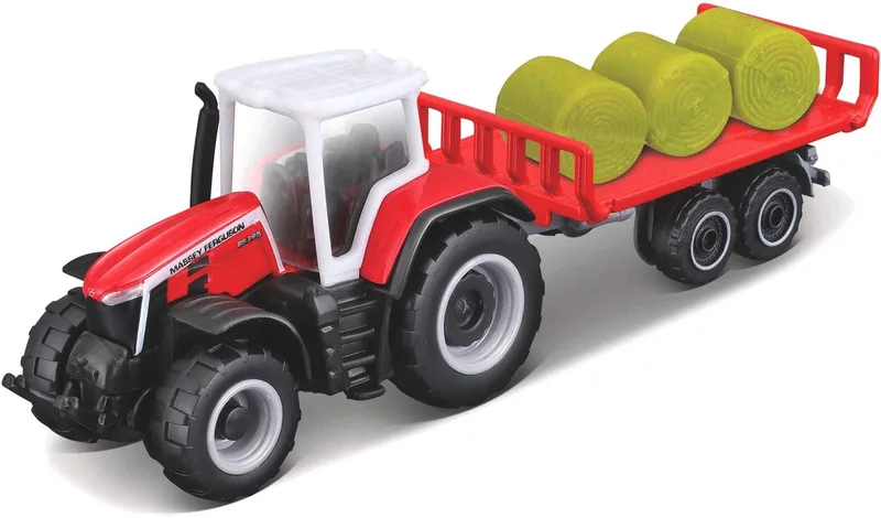 Massey Ferguson 8S.265 - Modelauto - Schaal 3" från Maisto i Rood/wit – produktbild