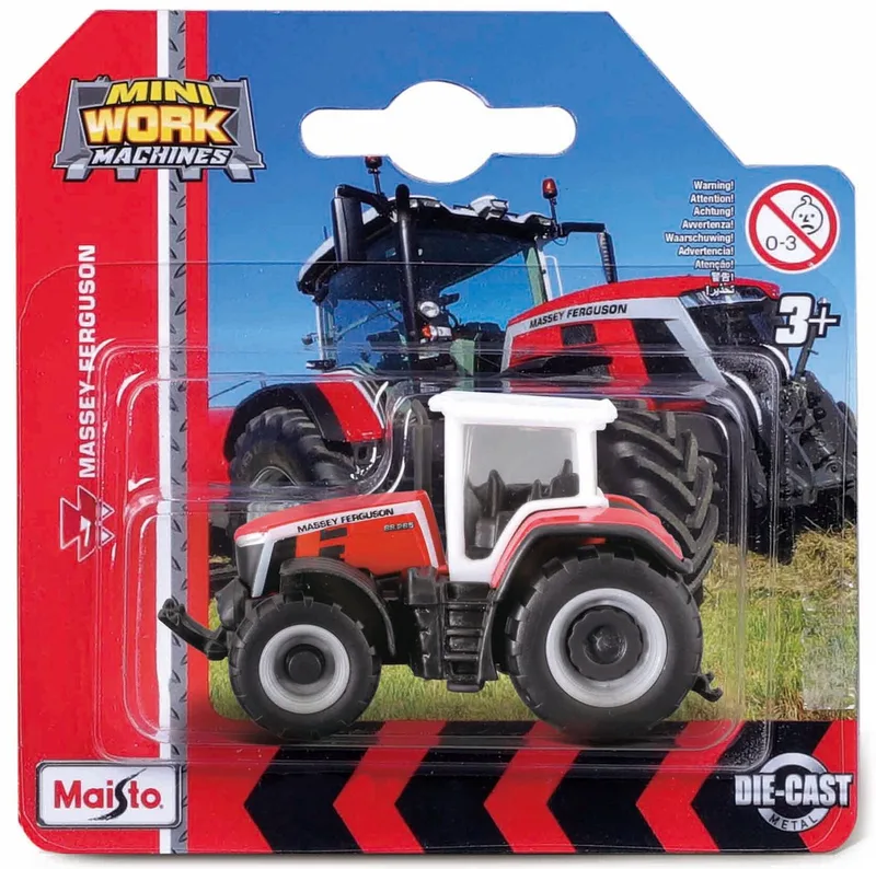 Massey Ferguson 8S.265 - Modelauto - Schaal 3" från Maisto i Rood/wit – produktbild