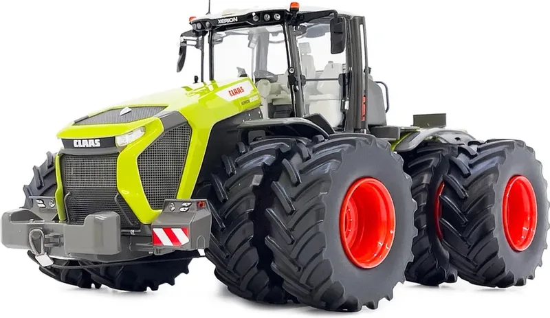 Claas Xerion 12.590 Trac met dubbele wielen, schaal 1 op 32 från Marge Models i Grijs – produktbild