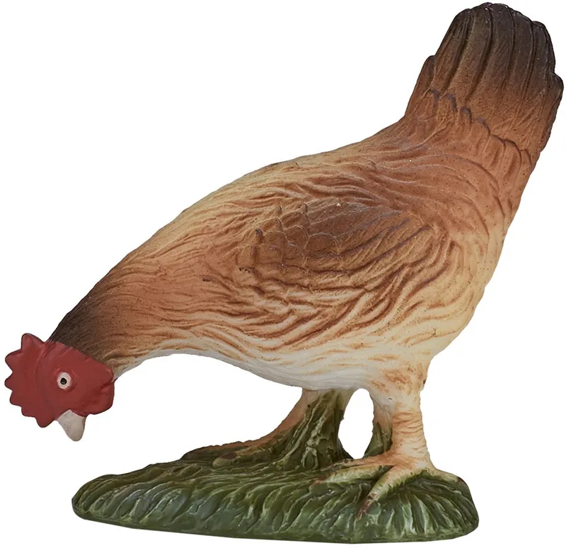 Farmland Etende Kip - 387053 by MOJO in Bruin, rood – product photo