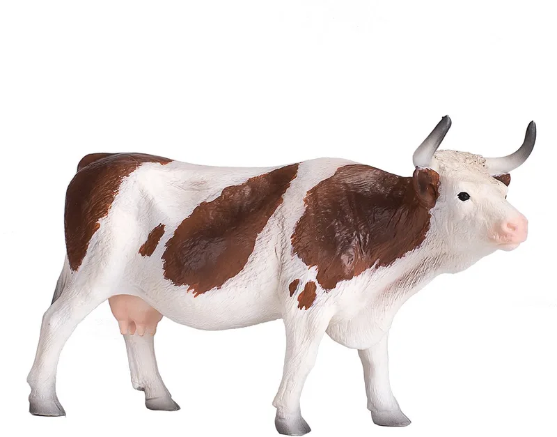 Farmland Simmental Koe - 387220 by MOJO in Bruin, wit – product photo