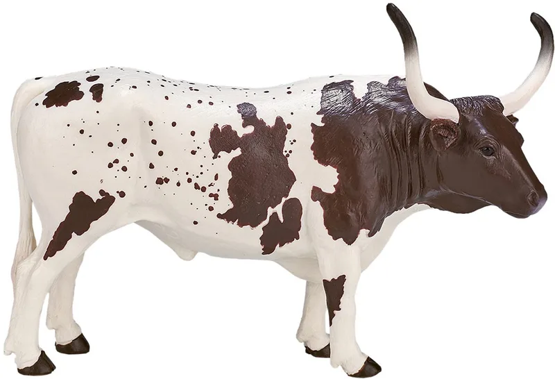 Farmland Texas Longhorn Stier - 387222 by MOJO in Bruin, wit – product photo