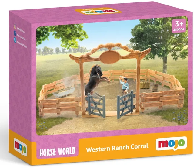 Farmland Western Ranch met Paard en Cowboy Speelset