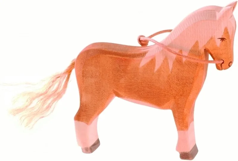 houten speelffiguur Haflinger paard - 11113 von Ostheimer in Multikleur – Produktfoto