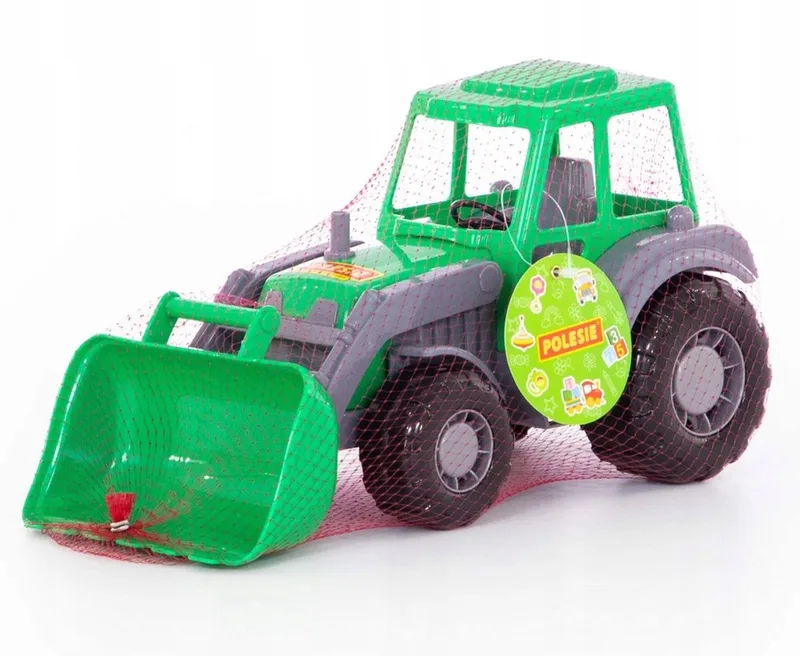 Altaj Groene Traktor met Laadschop - Speelgoedvoertuig 35387 van Polesie in Green – productfoto