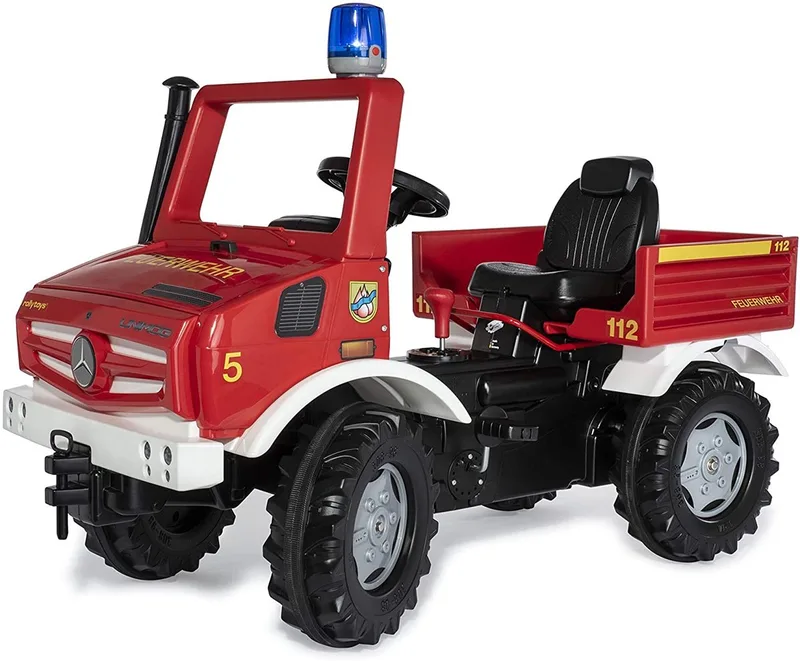 038220 RollyUnimog Fire Brandweer Trapauto by Rolly Toys in 038220 – product photo