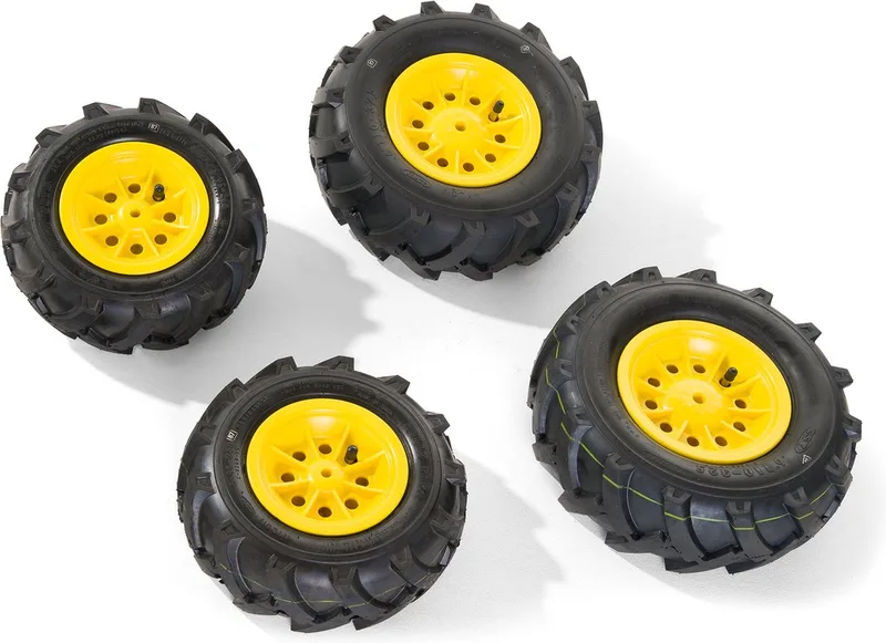 409860 4 Luchtbanden voor RollyJunior en RollyFarmtrac Tractoren Geel från Rolly Toys i 409860 – produktbild