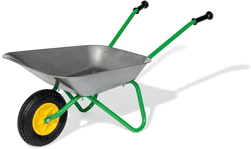 kruiwagen metaal groen grijs från Rolly Toys i Zilver – produktbild