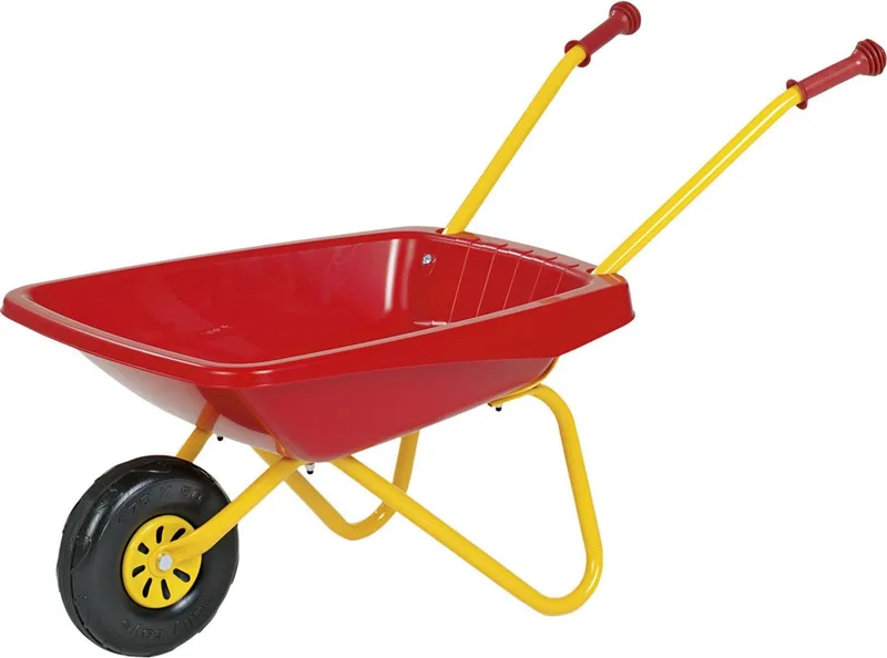 Metalen/Kunststof Kruiwagen från Rolly Toys i Rood – produktbild