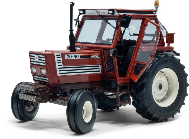 FIAT 70-90 comfort cab 2WD LIMITED Editie 500 stuks 1:32 fra ROS i Bruin – produktbillede