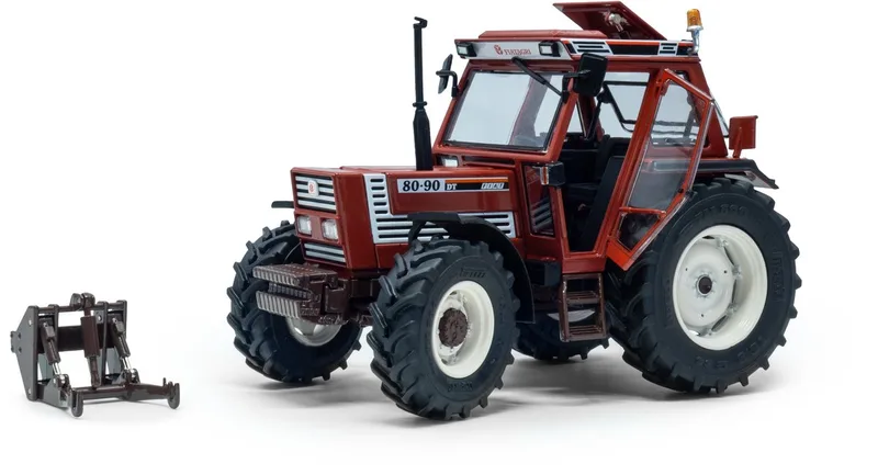 FIAT 80-90 supercomfort cab 4WD by ROS in Rood – product photo