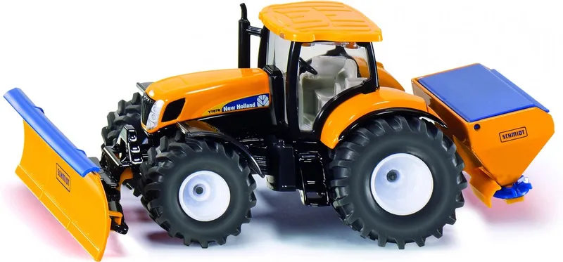 2940, Tractor Winterdienst, schaal 1:50, metaal/kunststof by Siku in Oranje – product photo
