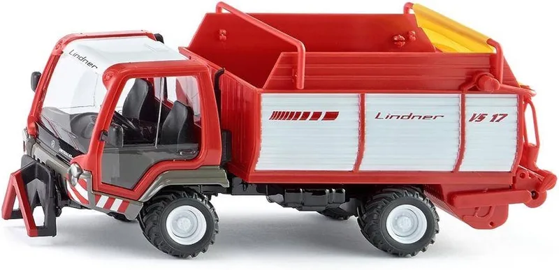 3061 Lindner Unitrac by Siku in Rood – product photo
