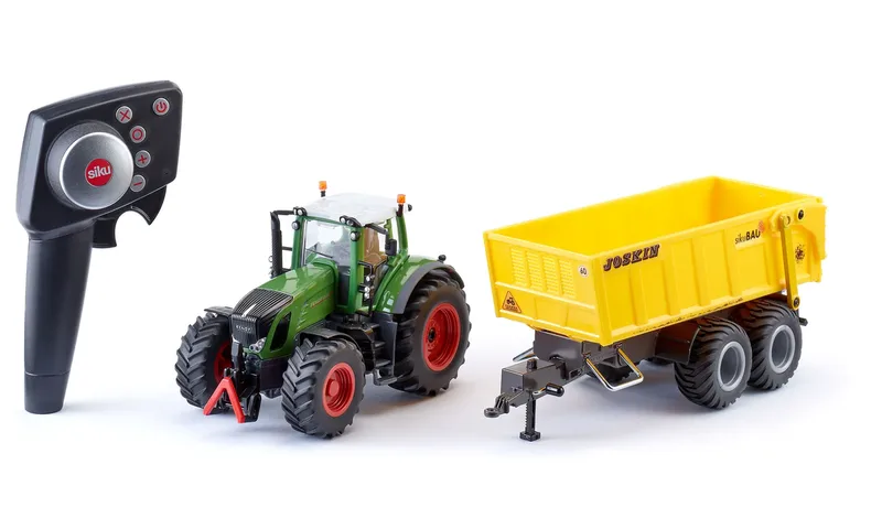 Control-Set Fendt-tractor met Joskin-aanhangwagen + accessoires by Siku – product photo