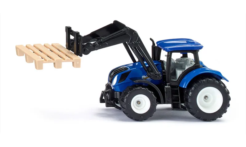 New Holland with pallet fork and pallet – 1544 by Siku – product photo