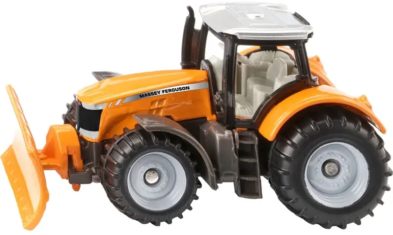 Massey Ferguson tractor speelgoed met sneeuwschuiver - speelgoedvoertuig. från Siku i Meerkleurig – produktbild