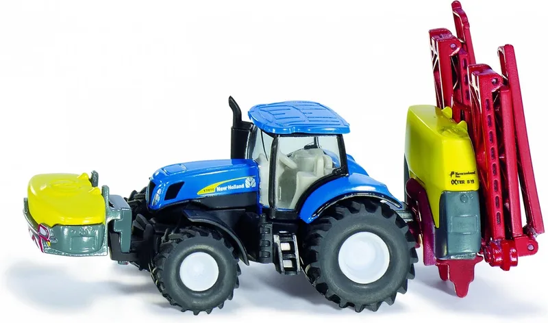 New Holland Tractor Met Kverneland Landbouwspuit Blauw (1799) by Siku in Rood – product photo