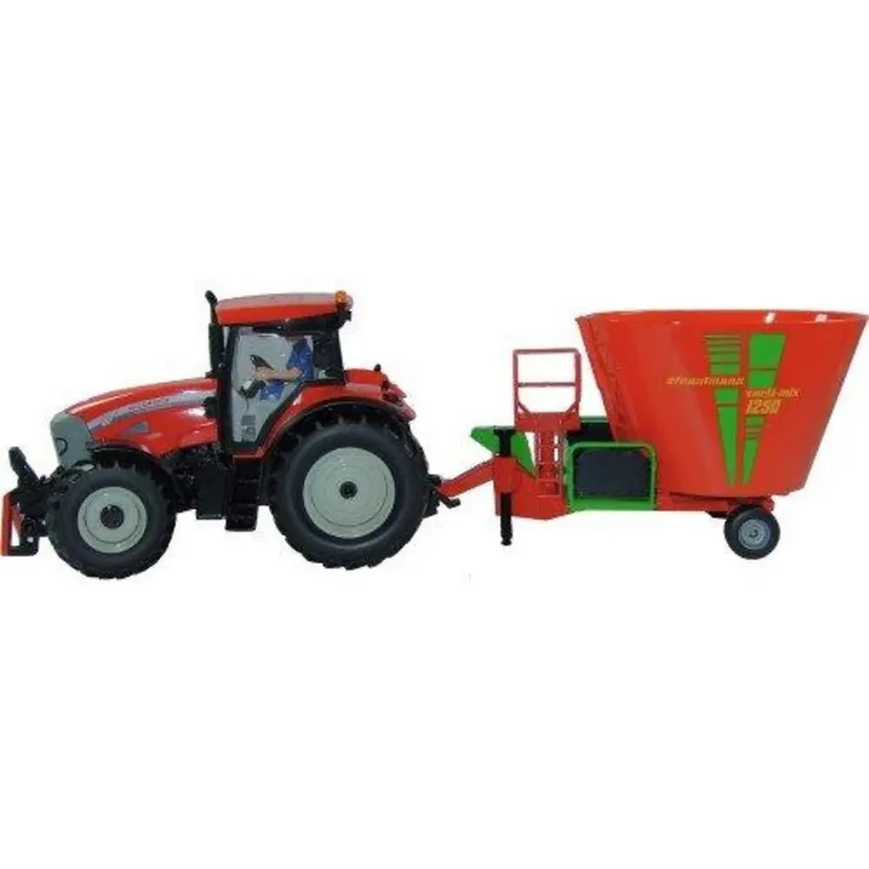 SIKU 8611 McCormick TTX 210 Traktor mit Futtermischwagen Verti-Mix 1250 by Siku – product photo