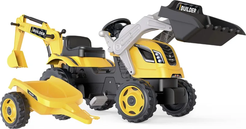Builder Max tractor + trailer by Smoby in Geel – product photo