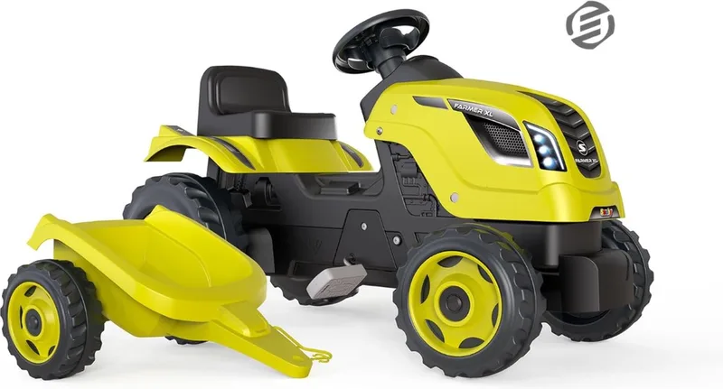 Equivera Looptractor - Loopauto - Loop Tractor - Loopauto Tractor - Jongen - Looptrekker by Smoby in Geel – product photo