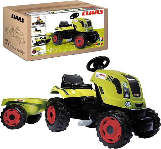 Traptractor Claas Farmer Xl Traktor + Aanhangwagen