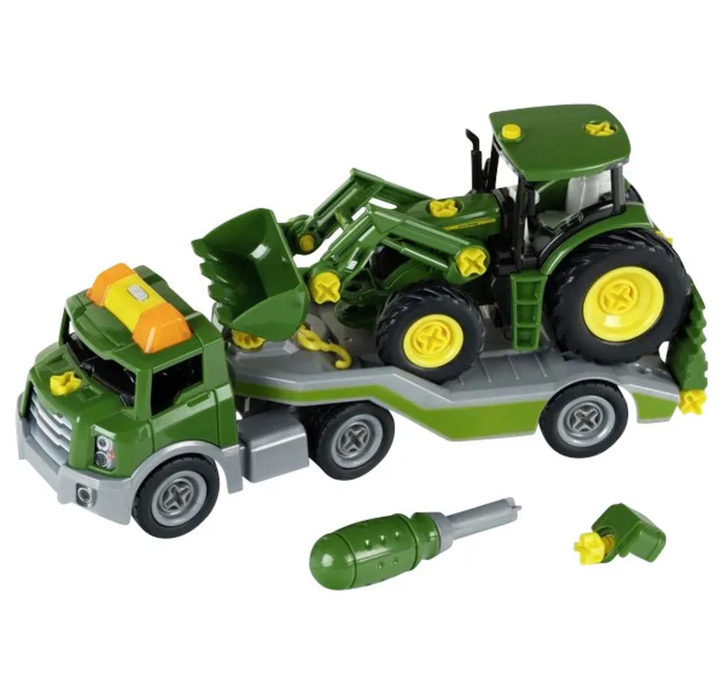 Spielzeug-Traktor Transporter m. John Deere Traktor de Theo Klein – photo du produit