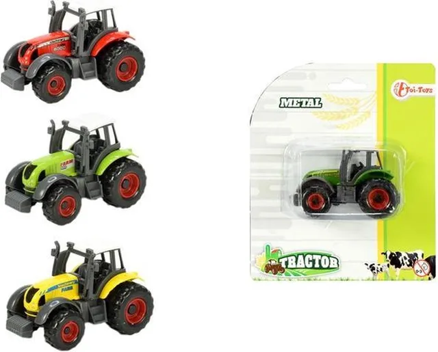 Die-cast Boerderij tractor (1 stuk) assorti