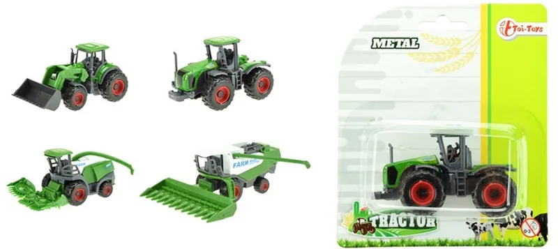 Tractor Die-cast de Toi-Toys en Vert – photo du produit