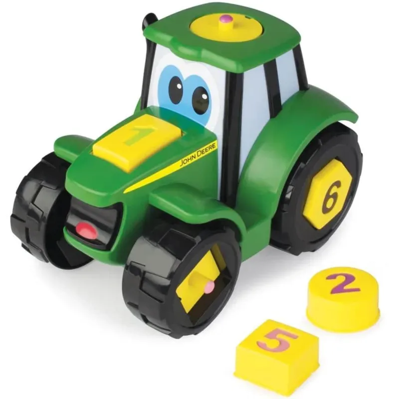 Leer en Speel Johnny Tractor - John Deere - Educatief peuterspeelgeod by TOMY in Groen – product photo