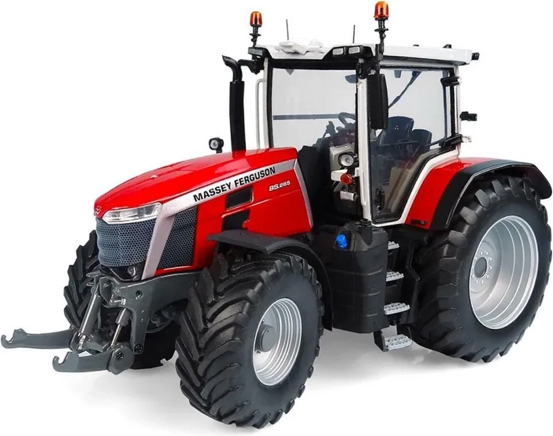De 1:32 Diecast Modelauto van de Masey Ferguson MF 8S.265 Tractor van 2018 in De fabrikant van het schaalmodel is Universal Hobbies. Dit model is alleen online verkrijgbaar från Universal Hobbies i Rood – produktbild
