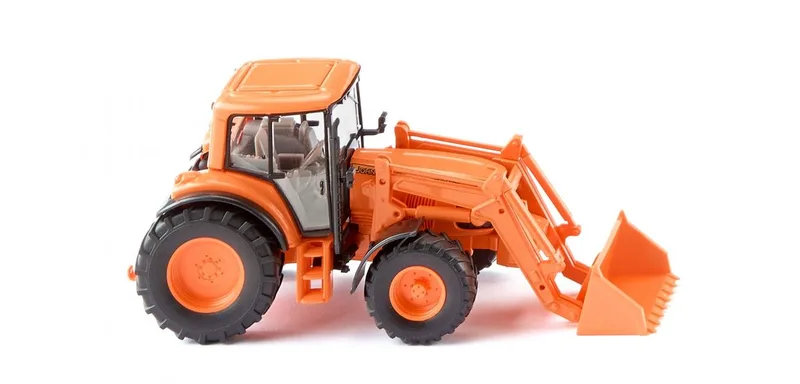 John Deere 6920 S with front loader – 039339 · 1:87 by Wiking – product photo