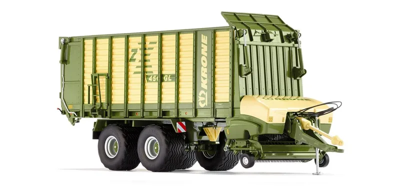 Krone Silagewagen ZX450GL – 077302 · 1:32 från Wiking – produktbild