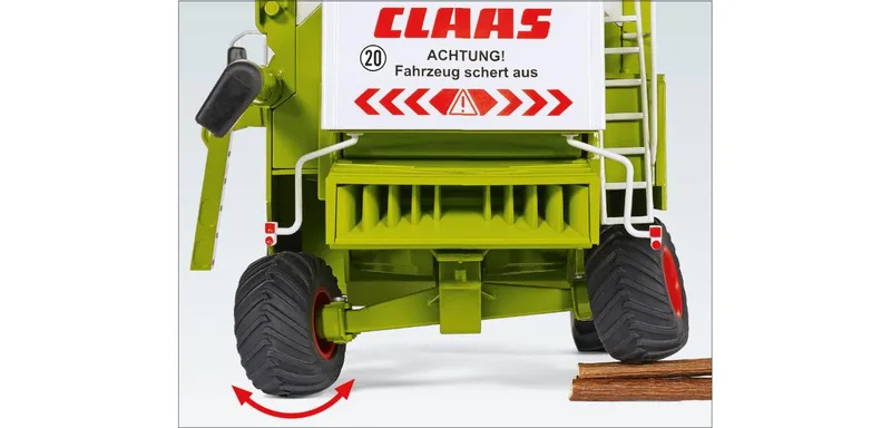 Claas combine harvester Commandor 116 CS – 077834 · 1:32 fra Wiking – miljøbillede 3 af 3