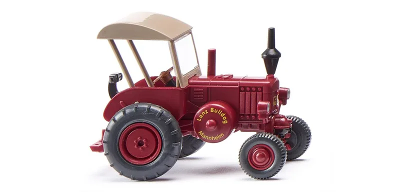 Lanz Bulldog with Dach - braunrot – 088009 · 1:87 by Wiking – product photo