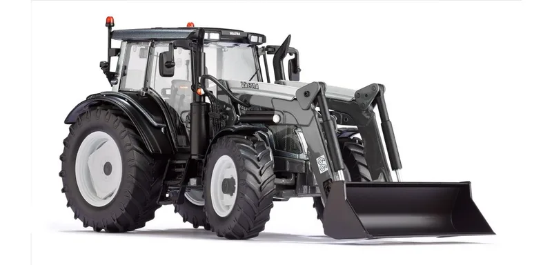 Valtra N123 with front loader – 077327 · 1:32 by Wiking – product photo