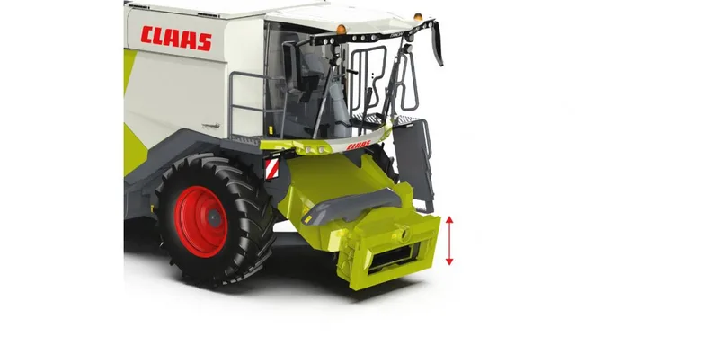 Claas Trion 720 Montana Convio 1080 u. Transportwagen – 077857 · 1:32 by Wiking – product photo 3 of 4