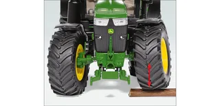 John Deere 7310R – 077837 · 1:32 de Wiking – photo d’ambiance 2 sur 2
