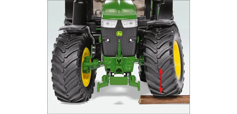 John Deere 7310R – 077837 · 1:32 de Wiking – photo d’ambiance 2 sur 2
