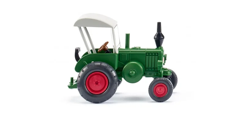 Lanz Bulldog with Dach - dunkelgrün – 088008 · 1:87 by Wiking – product photo