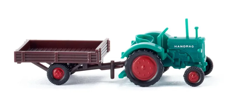 Hanomag R16 with trailer – 095303 · 1:160 fra Wiking – produktbillede
