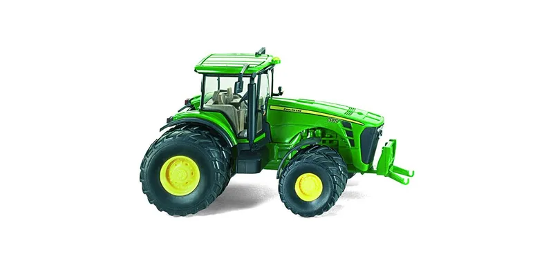 John Deere 8530 with Doppelbereifung – 039140 · 1:87 by Wiking – product photo