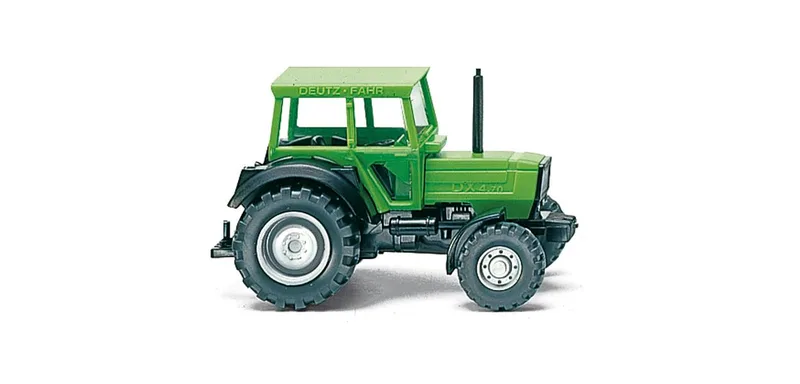 DEUTZ-FAHR-tractor gelbgrün – 038600 · 1:87 fra Wiking – produktbillede