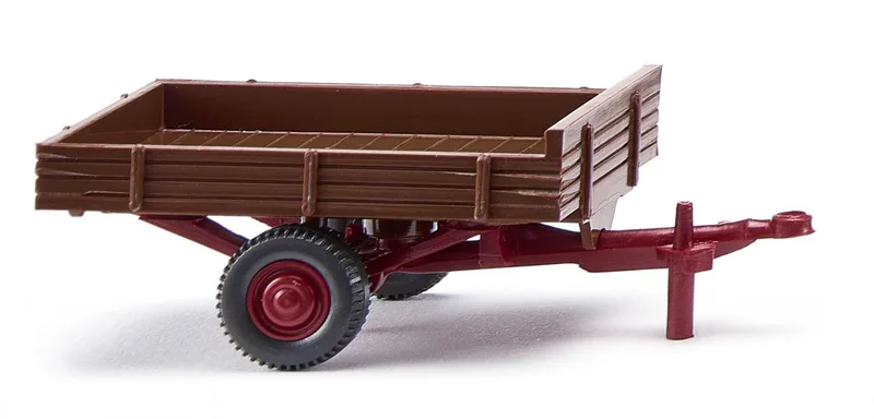 Allgaier Einachsanhänger - rehbraun – 087943 · 1:87 de Wiking – photo du produit