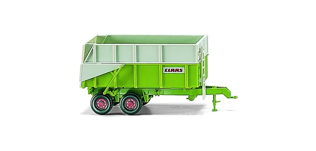 Claas kiepwagen parelwit/geelgroen